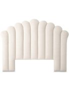 Headboard Trapezium bouclé krém