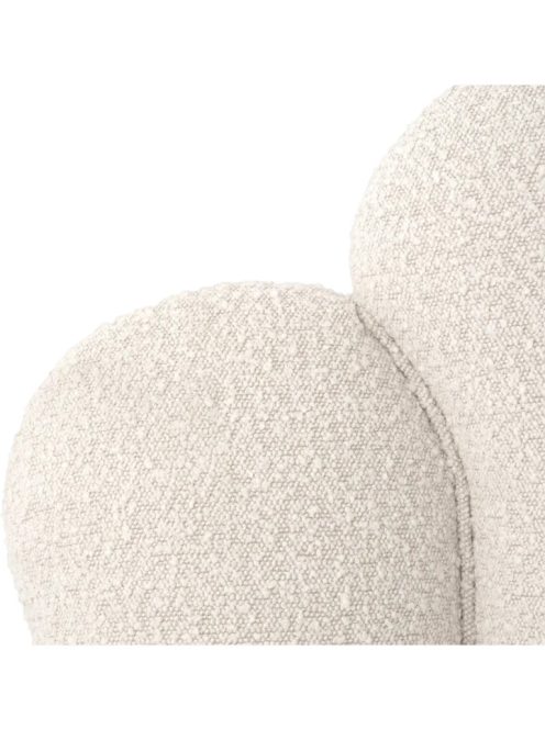Headboard Trapezium bouclé krém