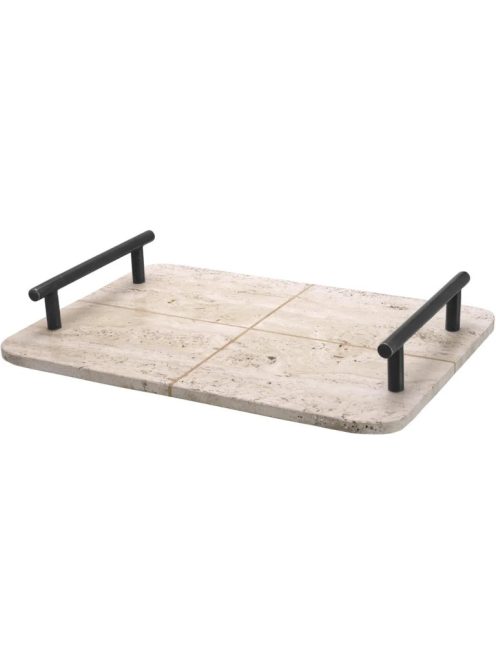 Tray Ugo travertin bronz kiemelésű felület