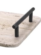 Tray Ugo travertin bronz kiemelésű felület