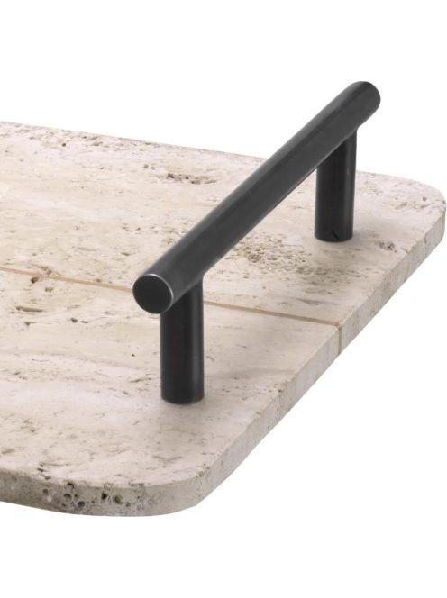 Tray Ugo travertin bronz kiemelésű felület