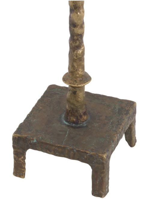 Santoro asztali lámpa, vintage sárgaréz kivitelben, ernyővel
