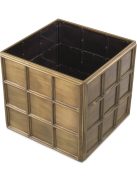 Virágtartó Grid M vintage sárgaréz kivitelben
