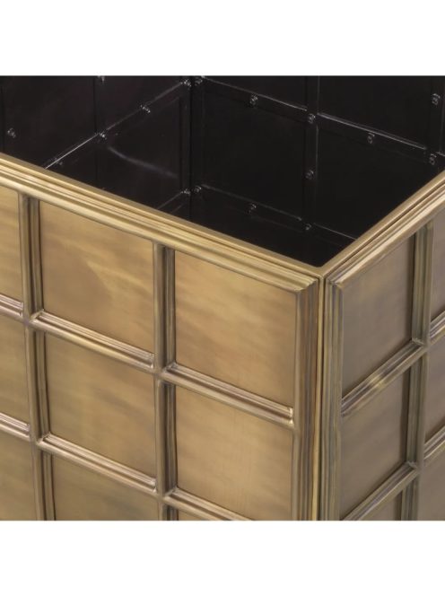 Virágtartó Grid M vintage sárgaréz kivitelben