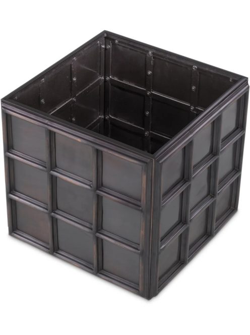 Virágtartó Grid S antik bronz kivitelben