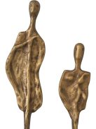 Object Dual vintage sárgaréz bevonatú 2 darabos szett