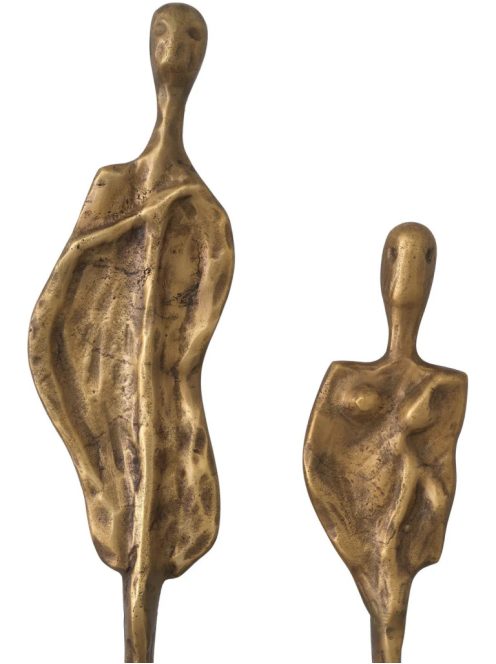 Object Dual vintage sárgaréz bevonatú 2 darabos szett