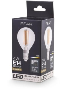 LED izzó Körte P45 4W E14 4 db-os szett