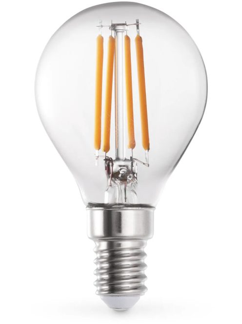 LED izzó Körte P45 4W E14 4 db-os szett