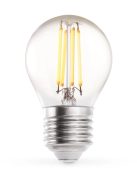 LED izzó gömb alakú G45 4W E27 4 db-os készlet