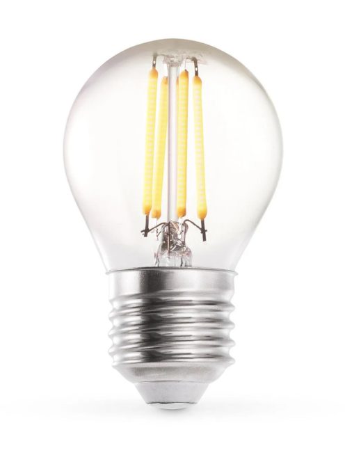 LED izzó gömb alakú G45 4W E27 4 db-os készlet