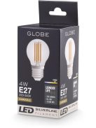 LED izzó gömb alakú G45 4W E27 4 db-os készlet