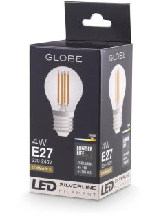LED izzó gömb alakú G45 4W E27 4 db-os készlet