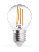 LED izzó gömb alakú G45 4W E27 4 db-os készlet