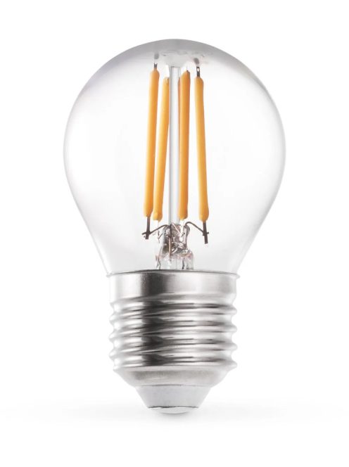 LED izzó gömb alakú G45 4W E27 4 db-os készlet