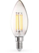 LED izzó gyertya C35 4W E14 4 db-os készlet