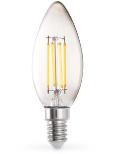 LED izzó gyertya C35 4W E14 4 db-os készlet