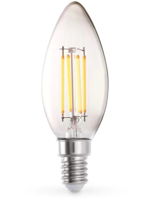 LED izzó gyertya C35 4W E14 4 db-os készlet