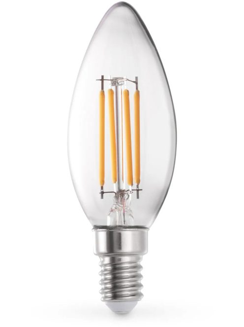 LED izzó gyertya C35 4W E14 4 db-os készlet