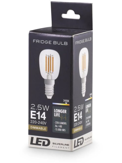 LED hűtőszekrény izzó ST26 2.5W E14 4 db-os készlet