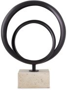 Object Elena bronz kiemelésű travertin