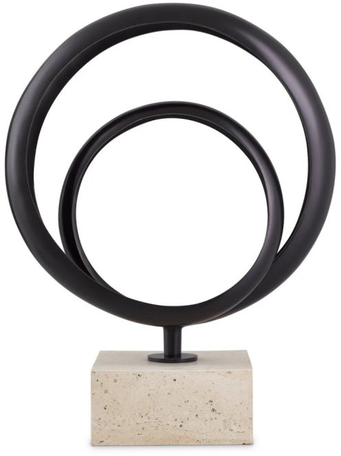 Object Elena bronz kiemelésű travertin