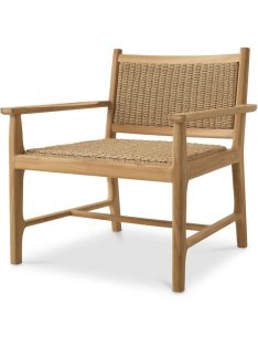 Pivetti kültéri szék, natúr teakfa, műrattan