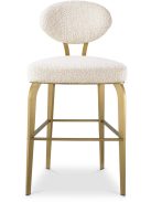 Counter Stool Dorrego bouclé krém