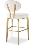Counter Stool Dorrego bouclé krém