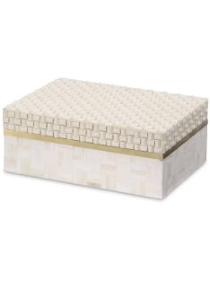 Box Seaside S fehér krémszínű