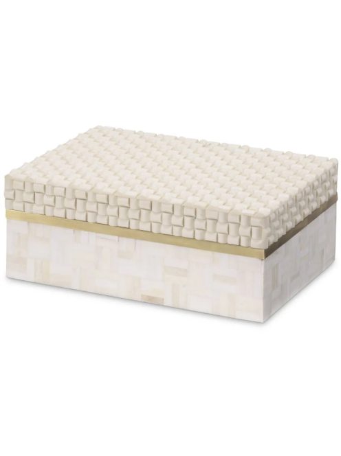 Box Seaside S fehér krémszínű
