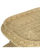 Elefánt alakú rattan kisasztal