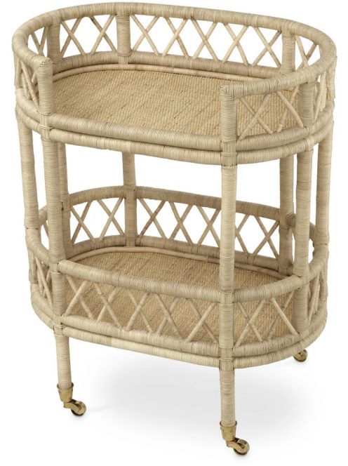 Dorini natúr rattan kocsi