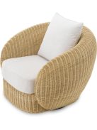 Forgószék Rafael természetes rattan sentier krém