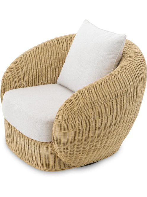 Forgószék Rafael természetes rattan sentier krém