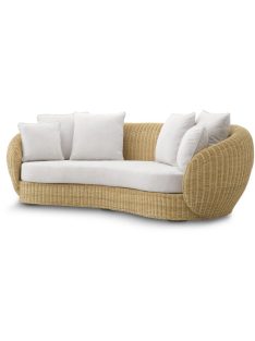 Kanapé Rafael natúr rattan sentier krém