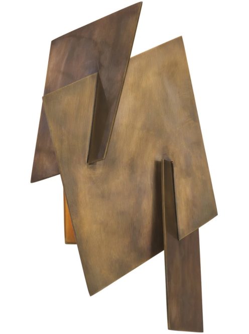 Fali lámpa Origami vintage sárgaréz kivitelben