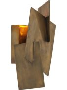Fali lámpa Origami vintage sárgaréz kivitelben