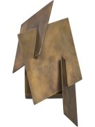 Fali lámpa Origami vintage sárgaréz kivitelben