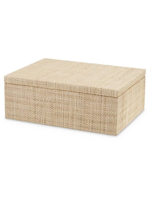 Box Cadiz S natúr raffia