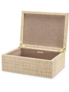 Box Cadiz S natúr raffia