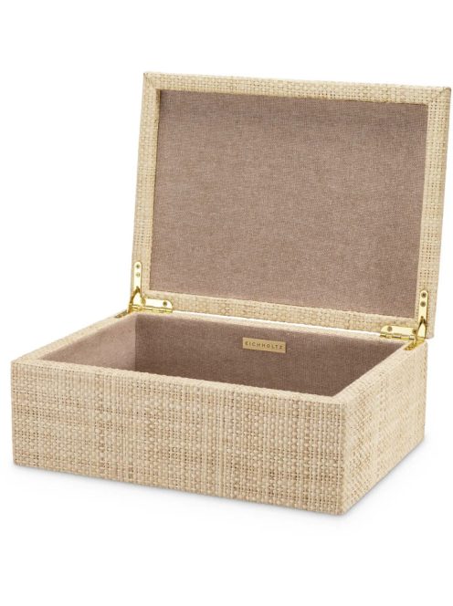 Box Cadiz S natúr raffia