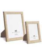 Pamplona képkeret natúr raffia felülettel, 2 db-os szett