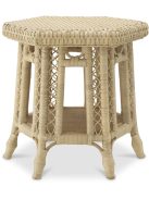 Saba Hexagon natúr rattan kisasztal
