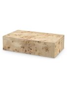 Box Faro világosbarna mappa burl furnér