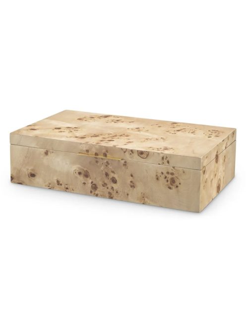Box Faro világosbarna mappa burl furnér