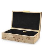 Box Faro világosbarna mappa burl furnér