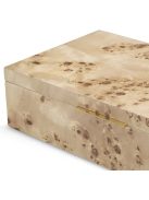 Box Faro világosbarna mappa burl furnér