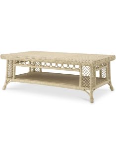 Saba dohányzóasztal, téglalap alakú, natúr rattan