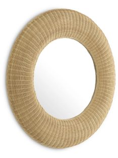 Idora natúr rattan tükör